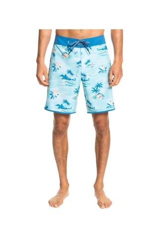 Quıksılver Quiksilver Surfsilk Scallop 19 Erkek Mavi Astarsız Boardshort Bgd6 Turkuaz