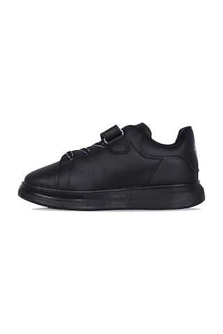 Skuaiter Skuaıter North Siyah Cırtlı Kız Çocuk Sneaker Spor Ayakkabı 001