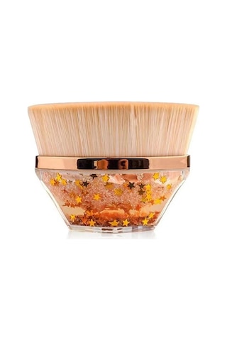 Fontenay Altıgen Taşınabilir Simli Makyaj Fırçası Turuncu