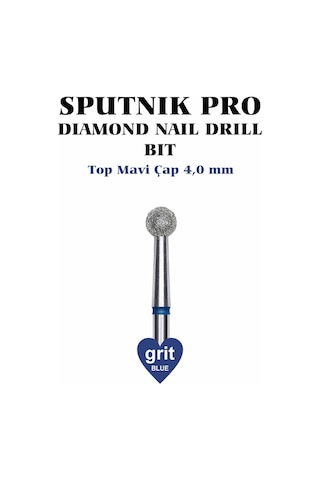 Elmas Top Freze Mavi Çap 4,0mm