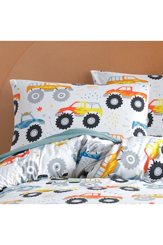 Coté Blanc Cars %100 Pamuk 2'li Yastık Kılıfı