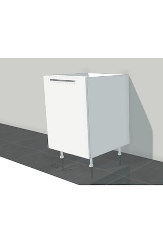 60 Cm Tek Kapak Mutfak Alt Dolabı