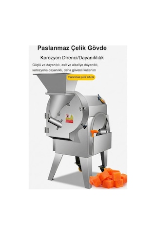 Dalle Qd-33 Endüstriyel Çok Fonksiyonlu Meyve Sebze Dilimleme Makinası
