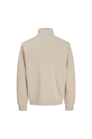 Jack & Jones Jjebradley Sweat Zıp Hn Noos Bej