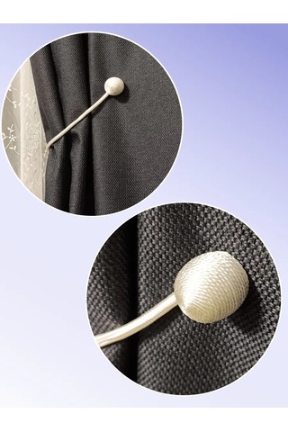 A Seller Manyetik Perde Askı Tutucuları, Beyaz, 2 Adet 431243047 Beyaz