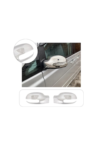 Mercedes Viano Uyumlu 2003-2014 Krom Ayna Kapağı 2 Parça Paslanmaz Çelik