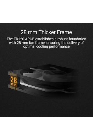 Asus Tuf Tr120 120mm 3ın1 Siyah Kasa Fanı