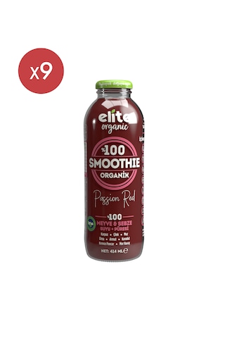 9'lu Organik Smoothie Passıon Red 414 Ml