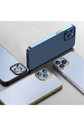 Apple Uyumlu iPhone 12 Pro Kılıf Zore Sun Kapak Gold