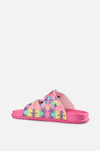 Vicco Gibli Iı Baskılı Kız Çocuk Fuşya Terlik Fuşya