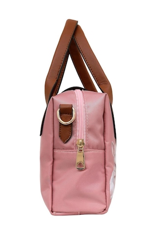 Dogo Kadın Vegan Bej Medium El Çantası - Bunny Love Tasarım Multicolor