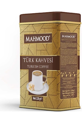Mahmood Coffee Türk Kahvesi Özel Teneke Kutu 220 G