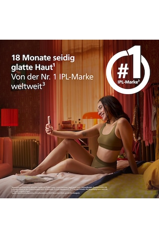 Philips Lumea Ipl 7000 Serisi - Vücut Ve Yüz İçin 3 Aparatla 18 Aya Kadar İpeksi Pürüzsüzlükte Bir Cilt¹ Sağlayan Ipl Epilasyon Cihazları, Lazer Epilasyona Alternatif Brı923/00