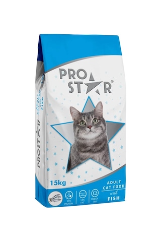Pro Star Balıklı Yetişkin Kedi Maması 15 Kg