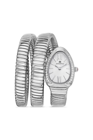 Momentus SS256S-02SS Yılan Modeli Kadın Kol Saati