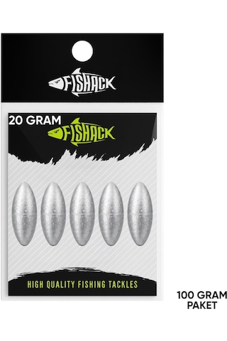 Gezer Olta Kurşunu - Kıstırma Zeytin Kurşun - 20 Gram - 100 Gr Paket