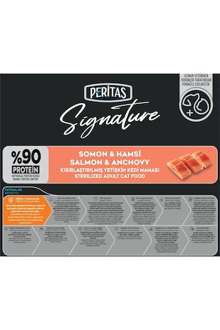 Peritas Somonlu Kısırlaştırılmış Kedi 2 Kg