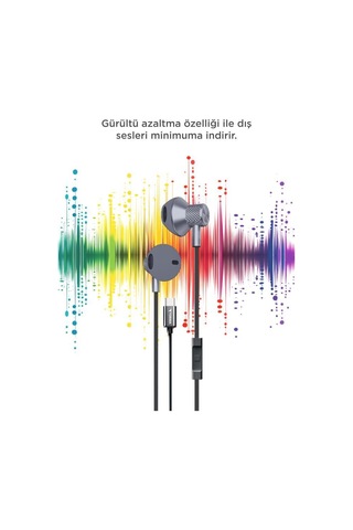 Torima TC05 Type-C Girişli Kablolu Kulak İçi Kulaklık