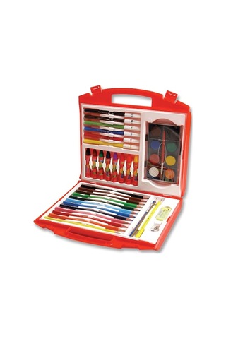 Zyzqstore 38 Adet Boyama Çantası, Çocuklar İçin Renkli Boyama Eğlencesi, Boyama Seti Çantası