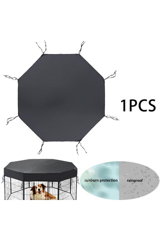 Homyl Köpek Oyun Parkı Kapağı Su Geçirmez Katlanabilir