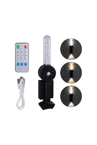 Ledx Yd-24060 Mıktanıslı Rgb Renkli Usb Şarjlı 800 Mah 3 Kademeli Işıklı Sensörlü Duvar Aplik