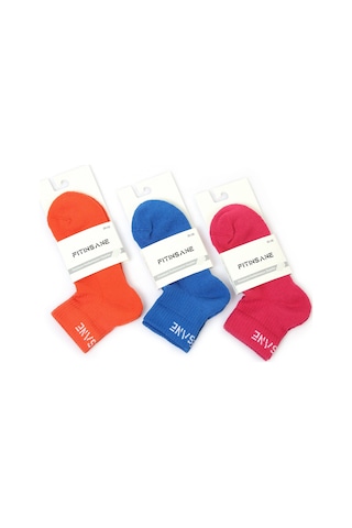 Premium Performance Quarter 3'lü Paket Turuncu - Mavi - Pembe