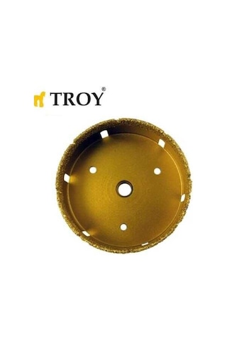 Troy 27450-105 Avuç Taşlamalar İçin Seramik Kuru Elmas Delici, 105mm