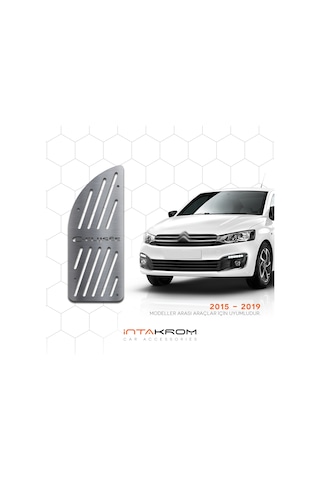intakrom Citroen C-Elysee Krom Ayak Dinlendirme Pedalı - 2015 -2019