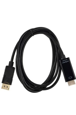 Displayport To Hdmi Kablo Altın Uçlu 4k 1.8mt Yüksek Çözünürlük