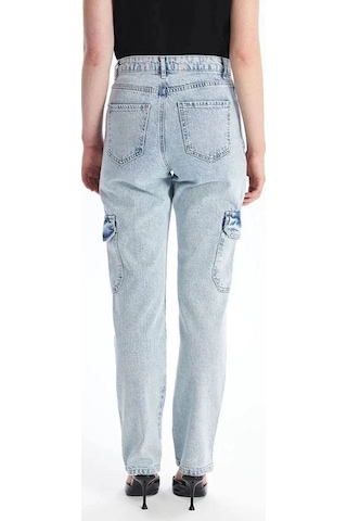 Ozer&Hermin Kargo Cep Kar Yıkama Jeans Pantolon - 30 / Mavi Mavi