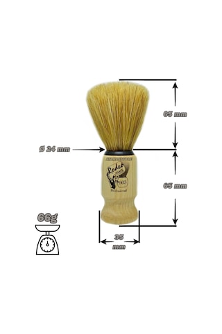 Rodeo 603 Ahşap Saplı Profesyonel Tıraş Fırçası