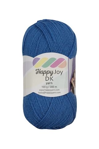 Kürkçü Han Happy Joy 100gr 300m El Örgü İpi Çelik Mavisi Hyj16