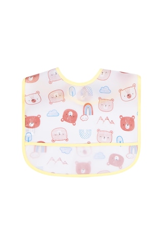 Civil Baby Ayıcık Empirme 2li Mama Önlüğü - Ekru Standart Ekru