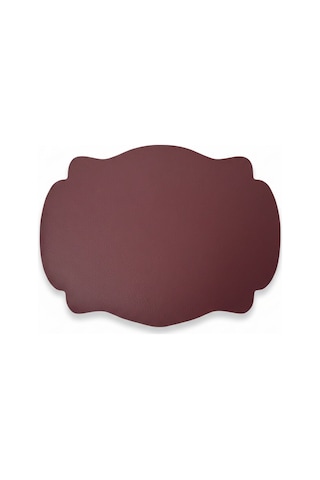 2 Adet Suni Deri Amerikan Servis As00120-33x44 Cm Supla Bordo