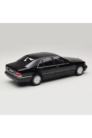1:18 Ölçek 1997 Mercedes Benz S Class S600 W140 Diecast Metal Minyatür Model Araba 25cm