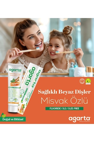 Agarta Doğal Misvak Özlü Diş Macunu 100 ML