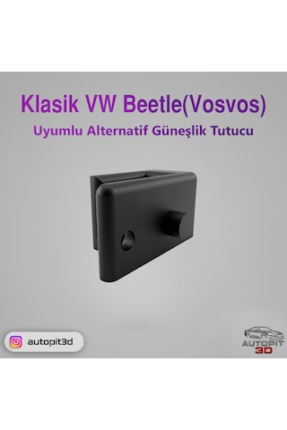 Volkswagen Beetle Klasik / Vosvos Uyumlu Alternatif Güneşlik Tutucu