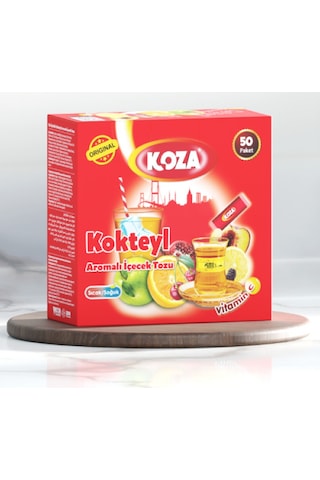 Koza Tek İçimlik Kokteyl Aromalı Toz İçecek 50'li Diğer