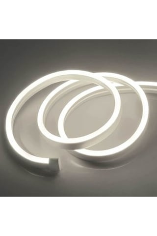 12 Volt Neon Led Beyaz 5 Mt Ip65 Beyaz