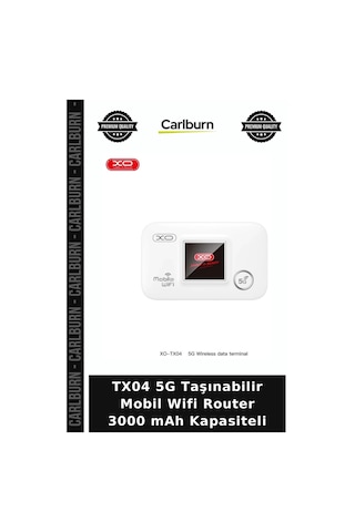 Tx04 5g Taşınabilir Mobil Wifi Router 3000 Mah Kapasiteli Aktif Yaşam Mini Modem Hızlı Bağlantı