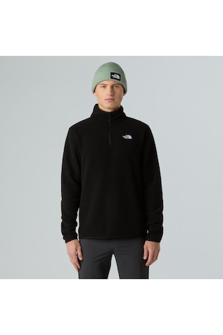 The North Face Glacier 1/4 Fermuarlı Polar Fleece Nf0a8d0qjk31 Siyah