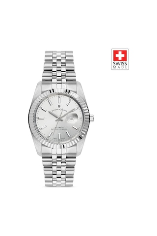 Jacques Du Manoir Jwl04104 Sellita Sw100, 25 Kadın Kol Saati Gümüş