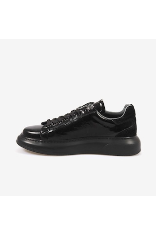 Kemal Tanca Erkek Spor & Sneaker Ayakkabı A13301 Siyah Kir. Rugan