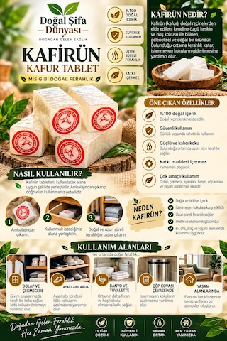 Kafur Kafirün Kafurun 4 Paket 8li 32 Adet