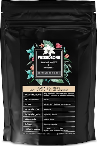 Jamaica Blue Mountain Yöresel Filtre Kahve 500 G