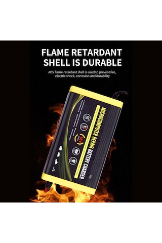 Ranyeek 12v 6a Akıllı Tamir Edici Akü Şarj Cihazı, Otomobil Motosiklet, Kurşun Asit Akü, Avrupa Şarjı 110-240v