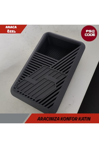R5 Renault 5 E-tech Kapaklı Konsol Saklama Kutusu
