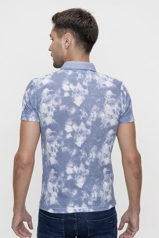 Efor Ts 798 Slim Fit Mavi Spor T-shirt Mavi