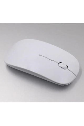 Ultra İnce Usb Bilgisayar Pc Dizüstü Masaüstü Kablosuz Mouse Beyaz Diğer