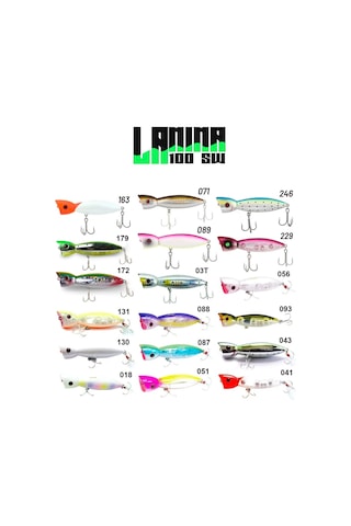 Fujin La-nina 100mm 24gr Su Üstü Popper Maket Balık